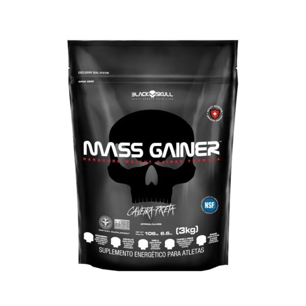 Mass Gainer Refil (3kg) - Chocolate Black Skull